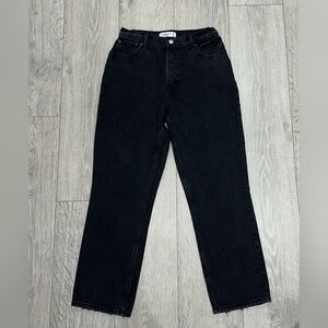 Abercrombie & Fitch Curve Love Ultra High Rise 90s Straight Jean